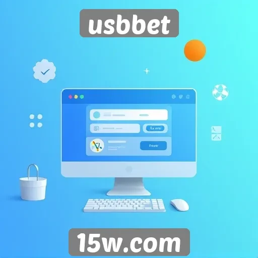 Análise da interface do site usbbet
